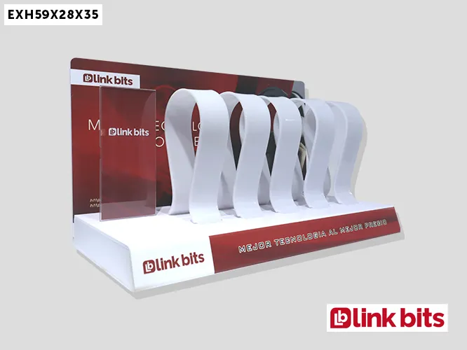EXHIBIDOR 5 DIADEMAS EXH59X28X35