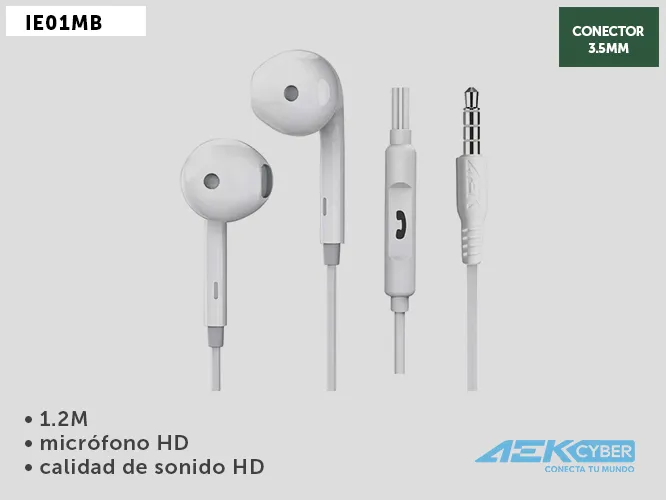 AUDIFONOS IEM01MB