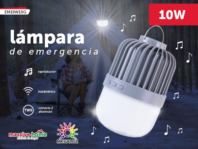 LAMPARA DE EMERGENCIA EM19W10G