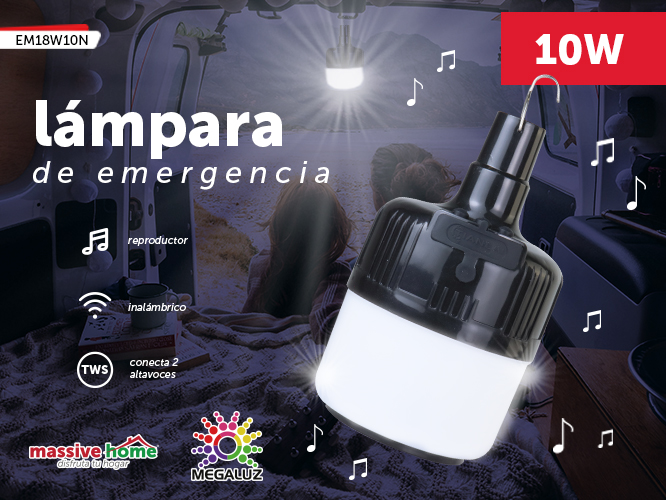 LAMPARA DE EMERGENCIA EM18W10N