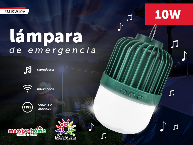 LAMPARA DE EMERGENCIA EM19W10V