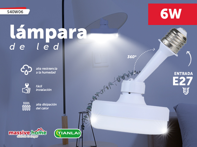 LAMPARA DE  LED S40W06