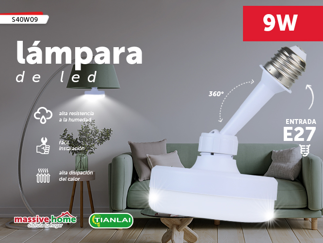 LAMPARA DE  LED S40W09