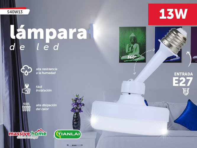 LAMPARA DE  LED S40W13