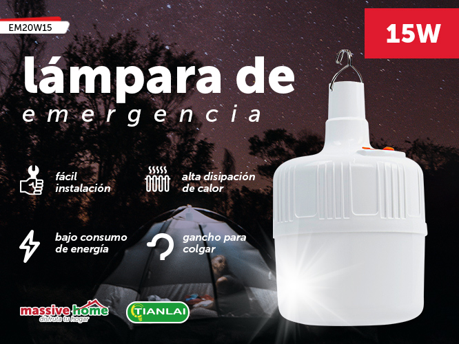 LAMPARA DE EMERGENCIA EM20W15