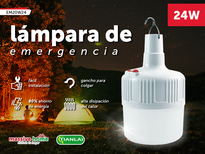 LAMPARA DE EMERGENCIA EM20W24