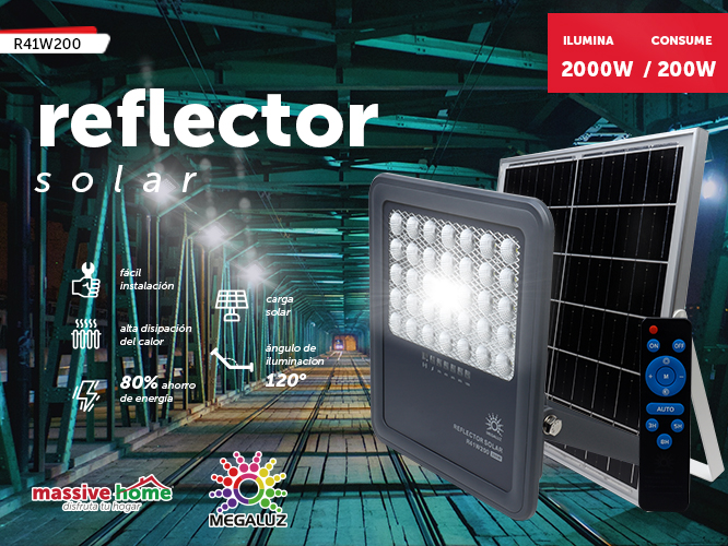 REFLECTOR SOLAR R41W200