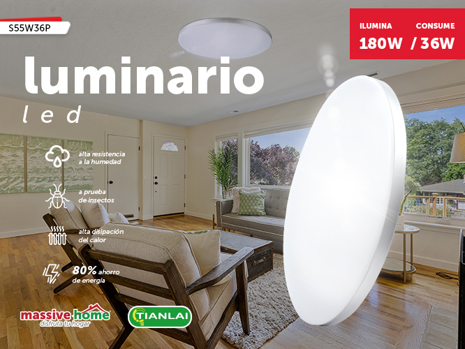 LUMINARIO DE LED S55W36P