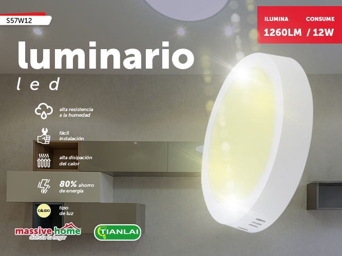 LUMINARIO DE LED S57W12