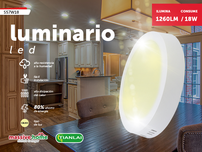 LUMINARIO DE LED S57W18