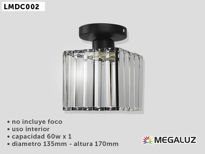 LAMPARA DE TECHO VINTAGE LMDC002
