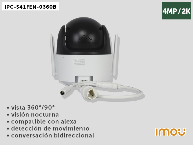 CAMARA DE SEGURIDAD CRUISER SE+ 4MP- IPC-S41FEN-0360B