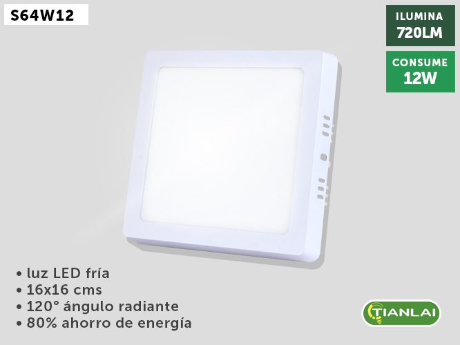 LUMINARIO LED S64W12