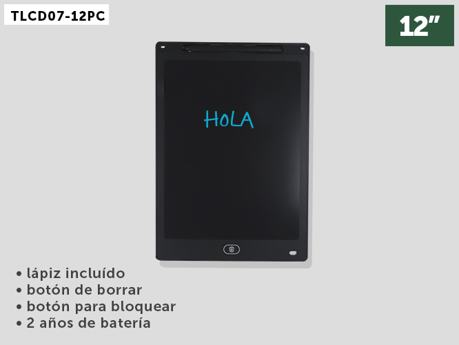 TABLETA LCD TLCD07-12PC