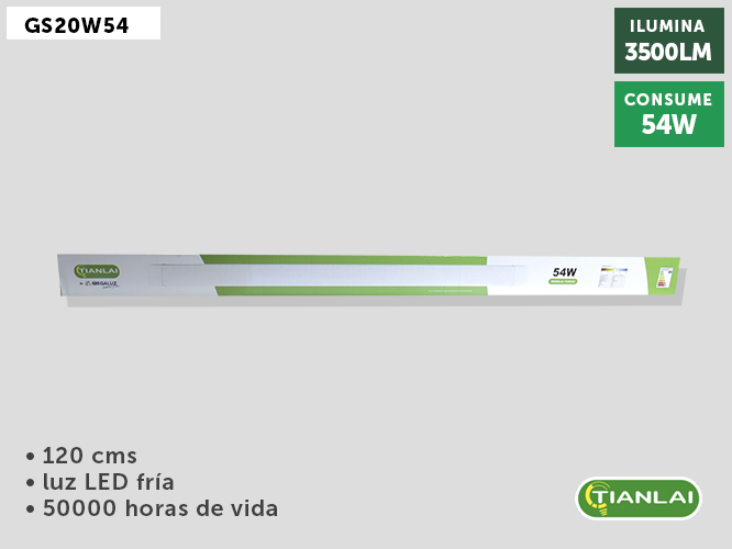 LUMINARIO DE LED GS20W54
