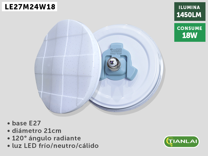 LAMPARA LED LE27M24W18