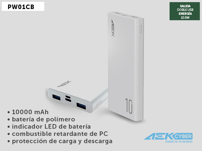 CARGADOR PORTATIL PWBK01B10