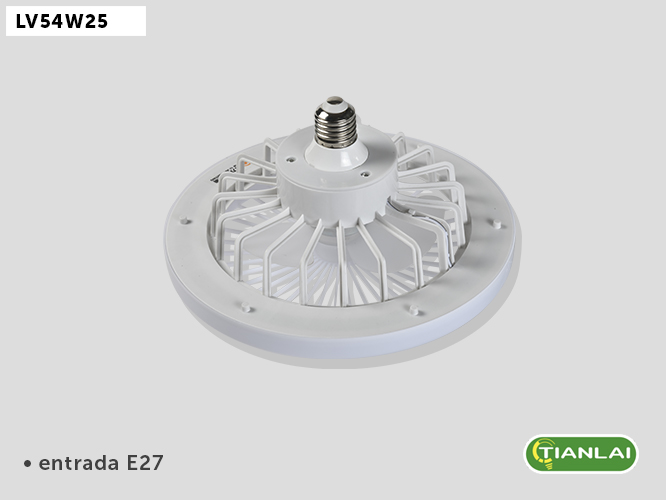 LAMP VENT TECHO LV54W25