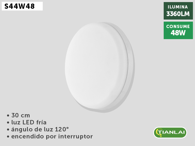 LUMINARIO LED S44W48
