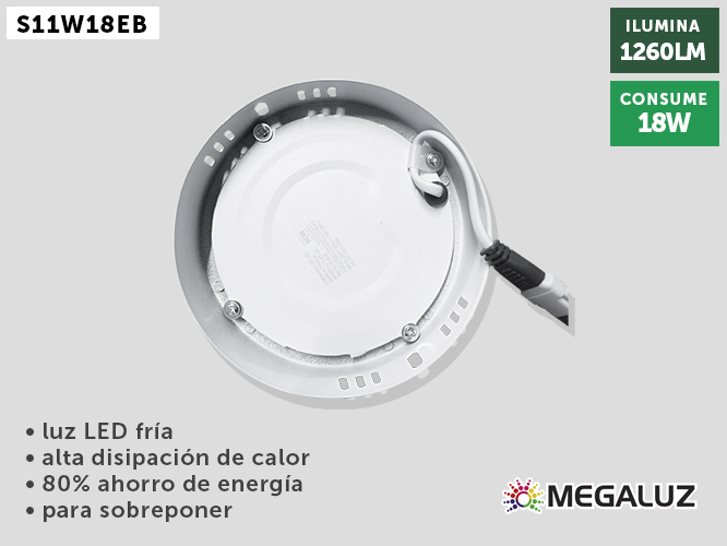 LUMINARIO LED S11W18EB